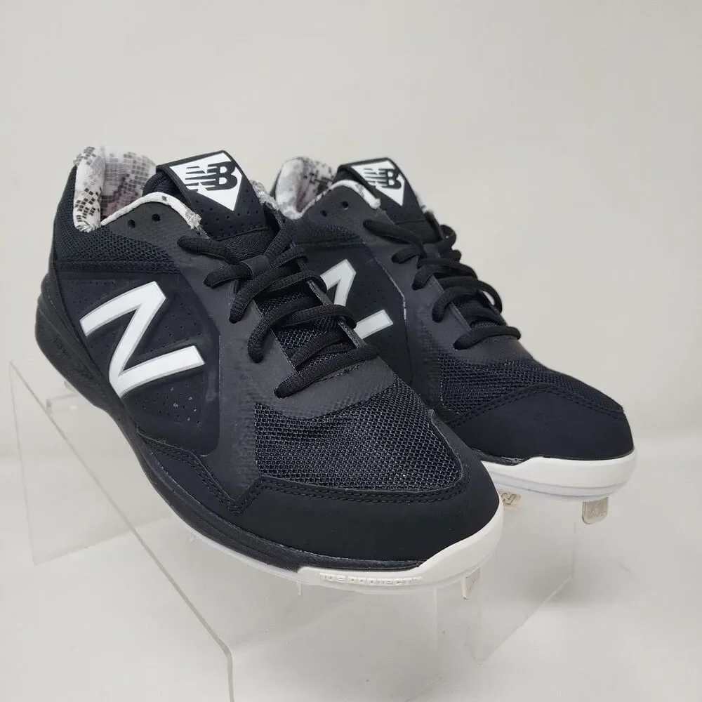 New Balance Shoes Mens Size 7 Black Low Top Metal Baseball Cleats TUPELOK1